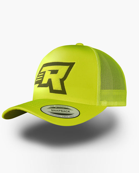Neon 'Flying R' Snapback Trucker Cap