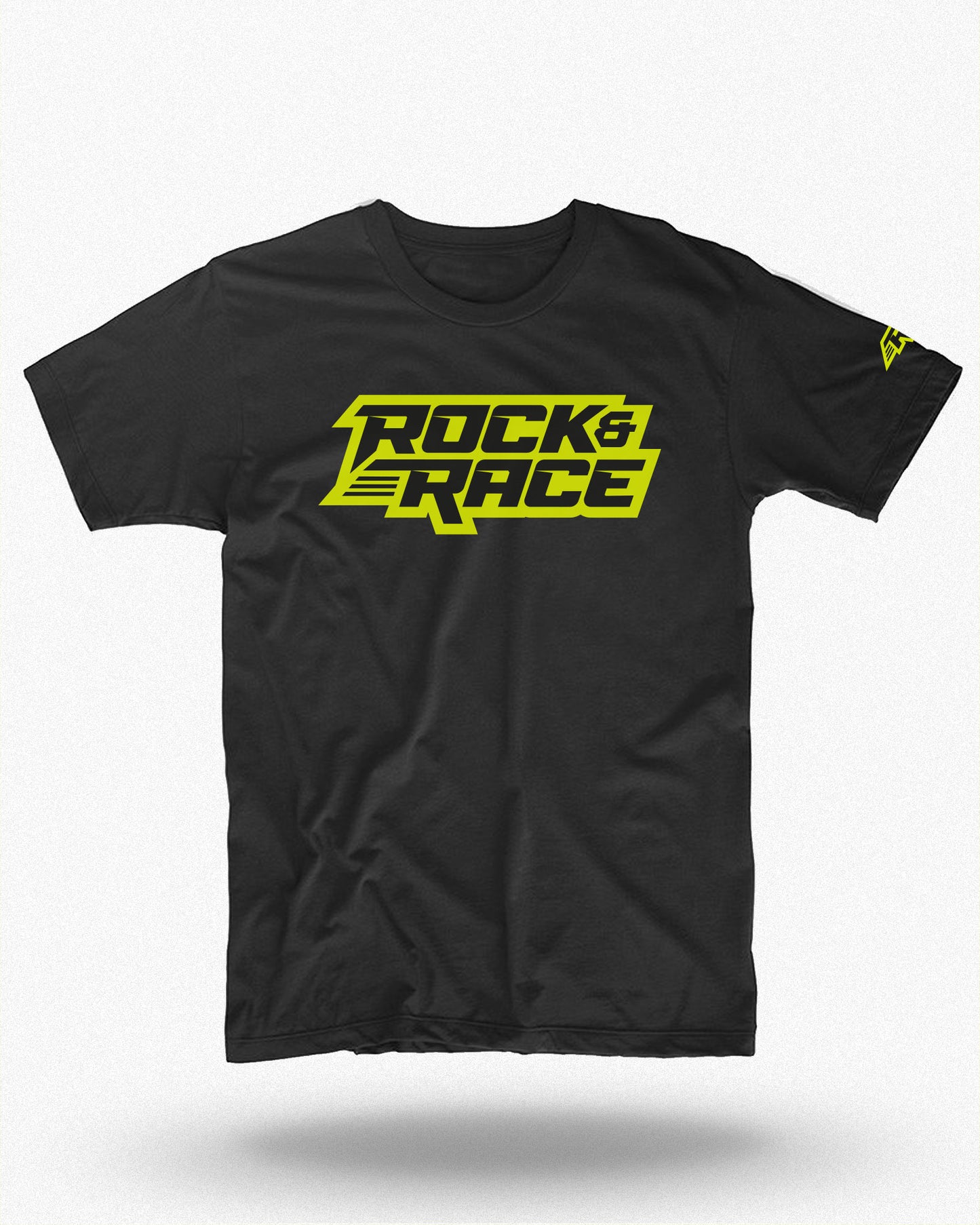 Black Classic Neon Rock & Race T-Shirt