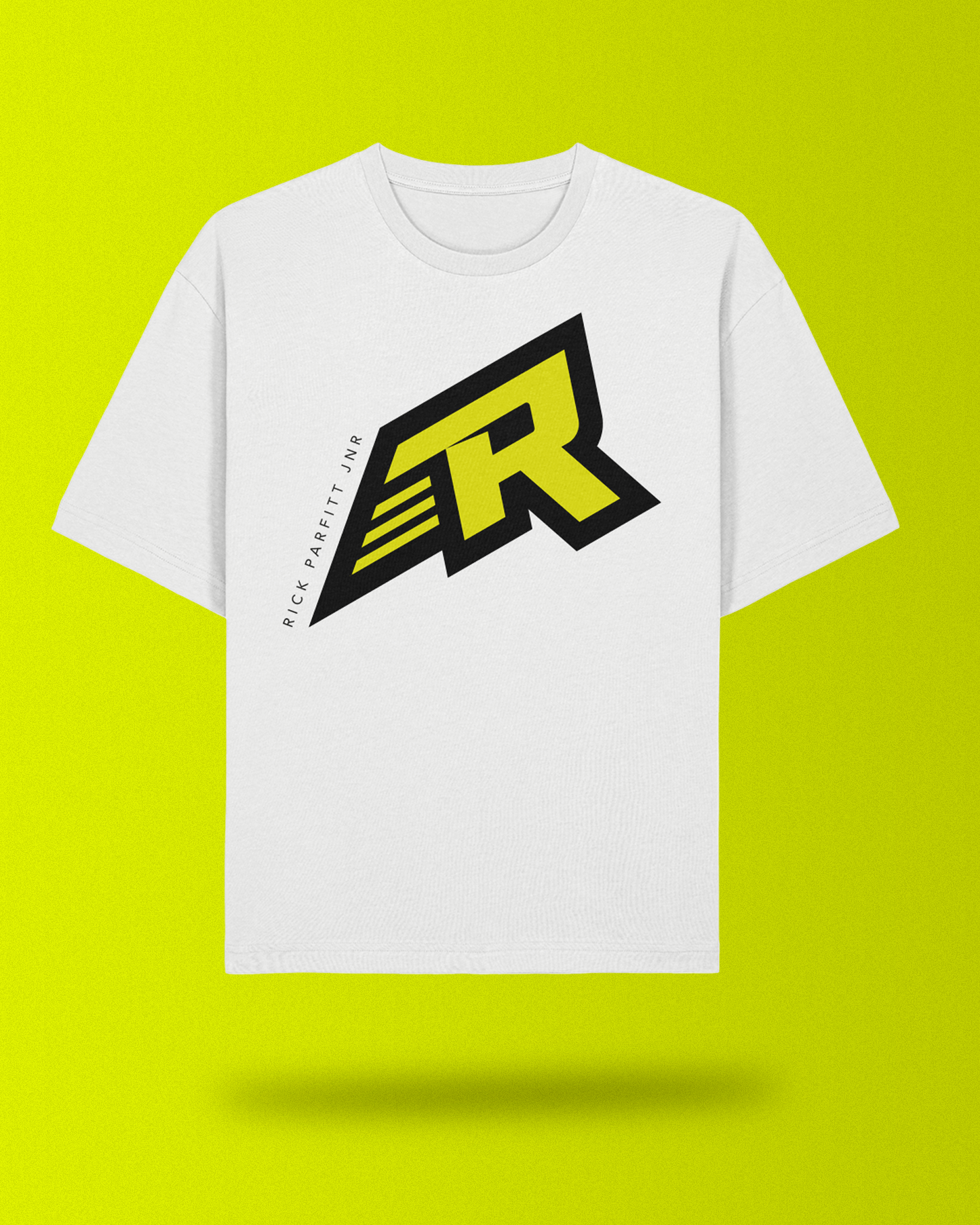FLYING R UNISEX OVERSIZED WHITE T-SHIRT