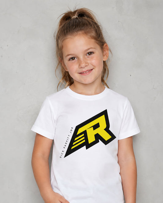 KIDS FLYING R WHITE T Shirt