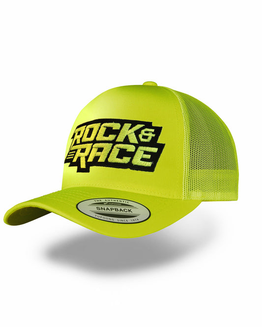 Neon Rock & Race Snapback Trucker Cap