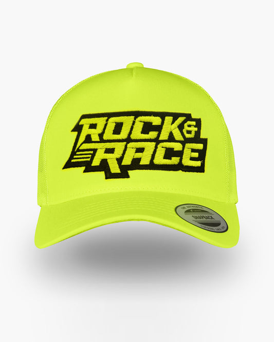 Neon Rock & Race Snapback Trucker Cap