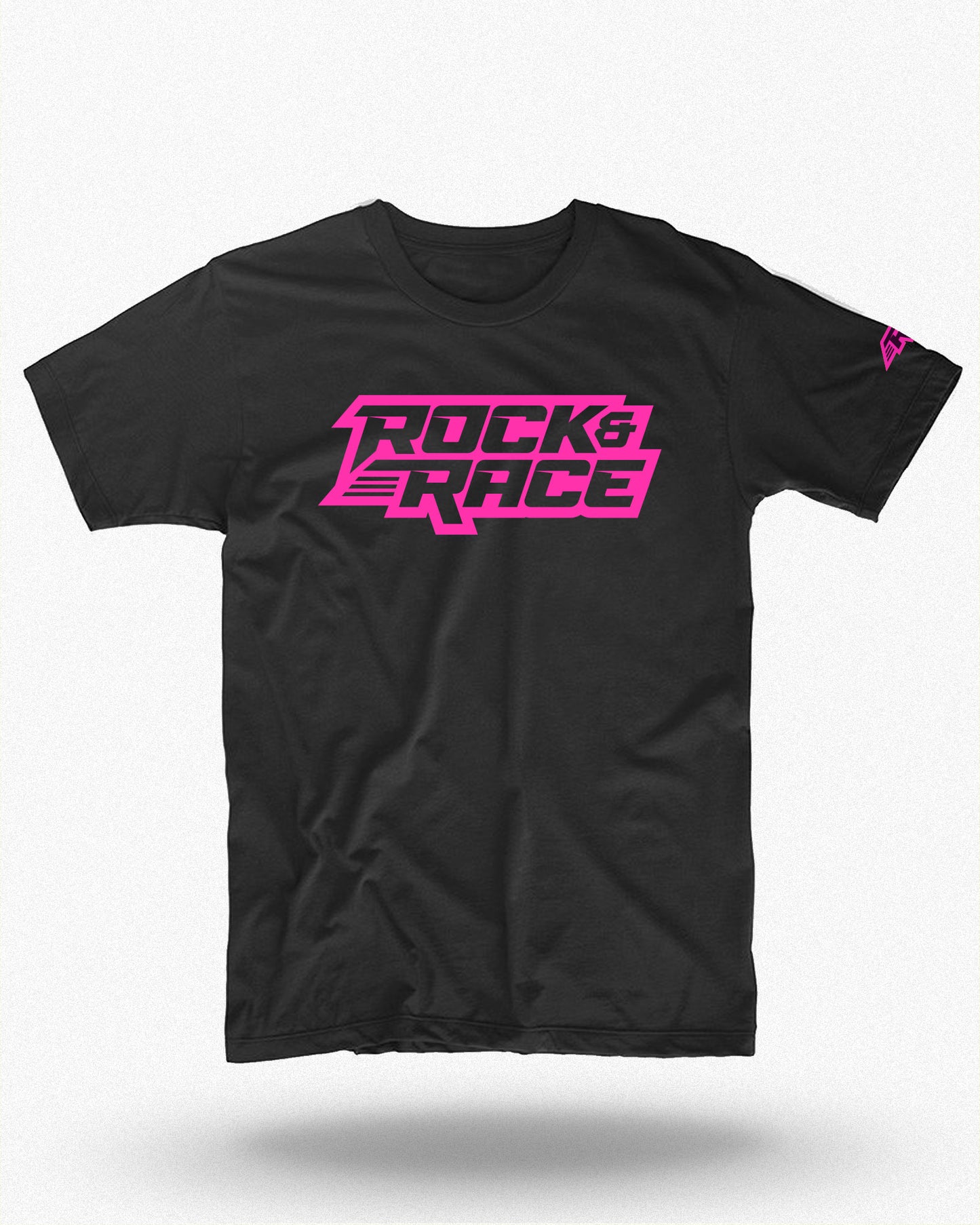 Black Classic Hot Pink Rock & Race T-Shirt